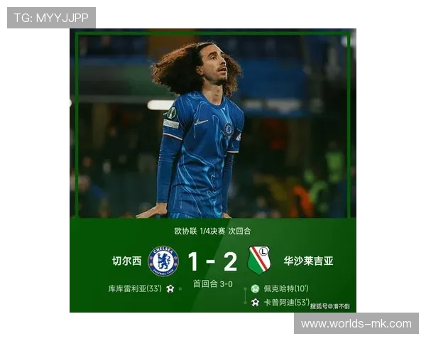 切尔西3-0十人巴萨，库库雷利亚传射建功